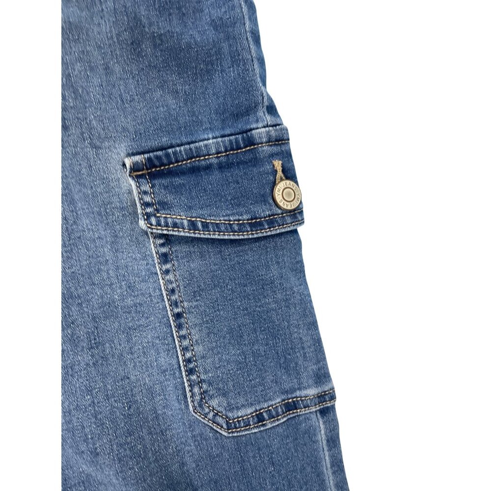 YMI High-Rise Skater Wide-Leg womans blue denim Jeans Size 3/26 SKU 9455 - Picture 8 of 13